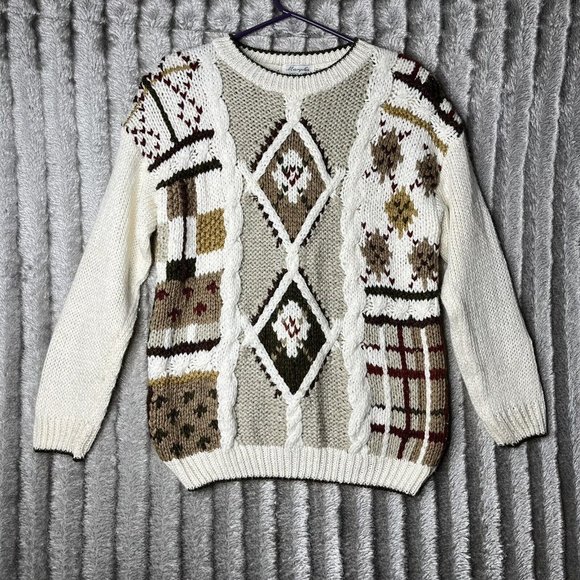 margules Sweaters - Vintage Margules Knitted Pullover Sweater